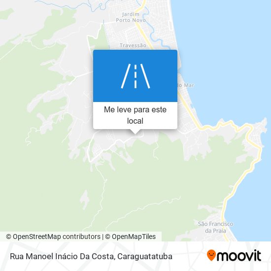 Rua Manoel Inácio Da Costa mapa