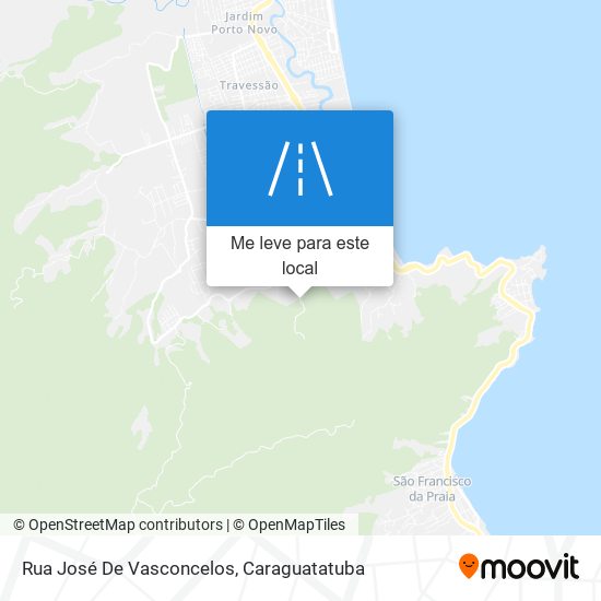 Rua José De Vasconcelos mapa
