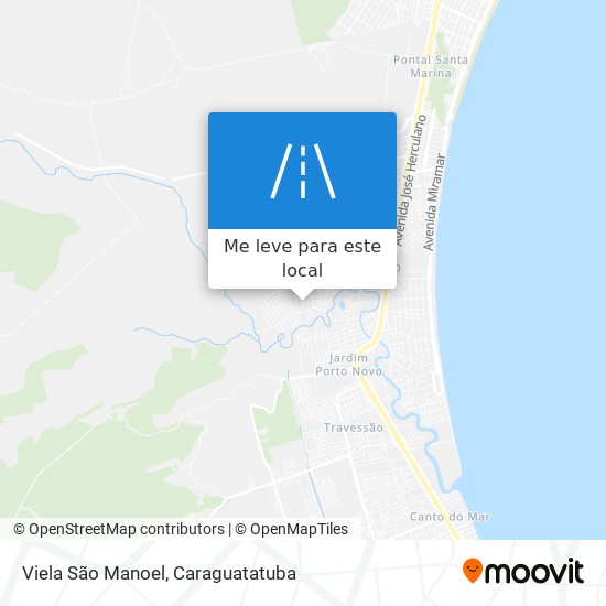 Viela São Manoel mapa