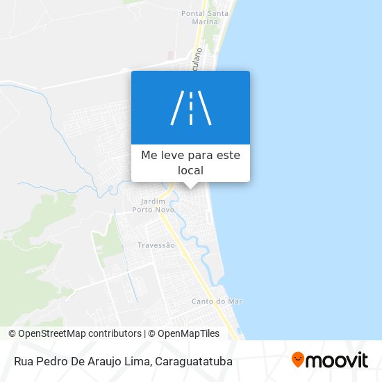 Rua Pedro De Araujo Lima mapa