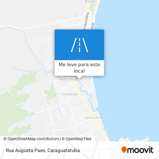 Rua Augusta Paes mapa