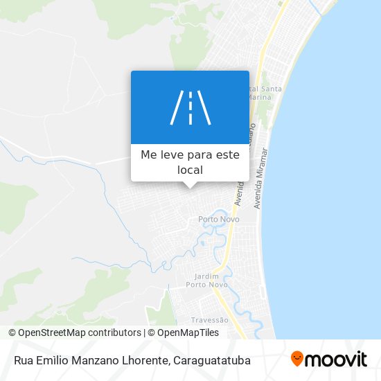 Rua Emìlio Manzano Lhorente mapa