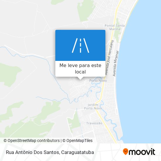 Rua Antônio Dos Santos mapa