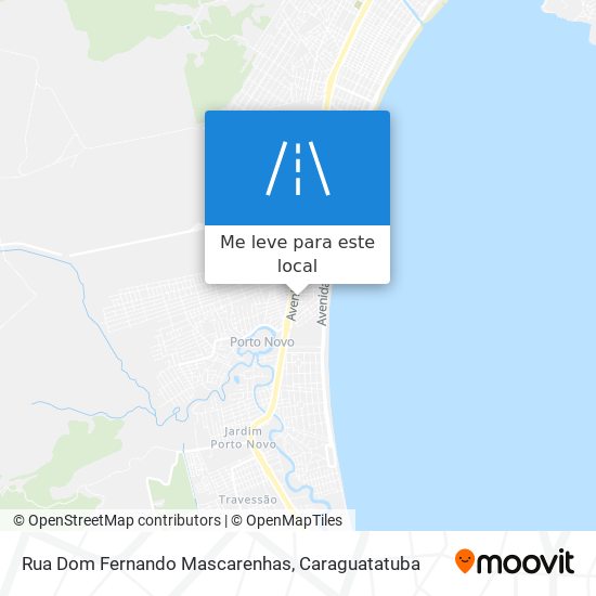 Rua Dom Fernando Mascarenhas mapa