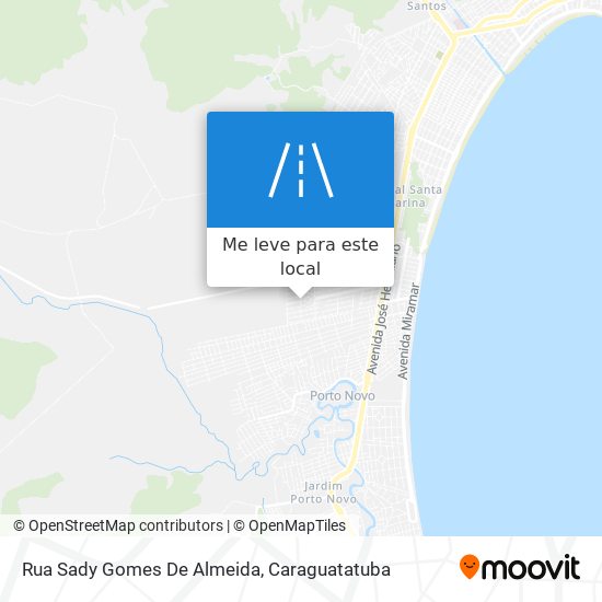 Rua Sady Gomes De Almeida mapa