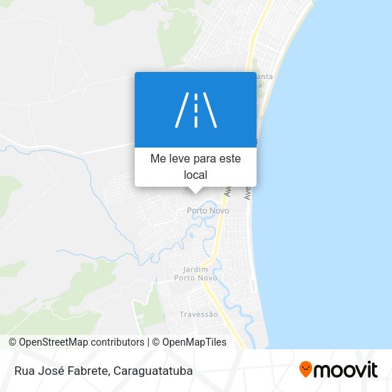 Rua José Fabrete mapa