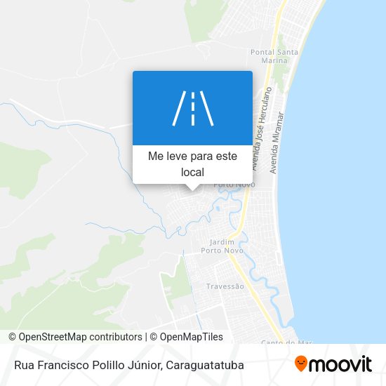 Rua Francisco Polillo Júnior mapa