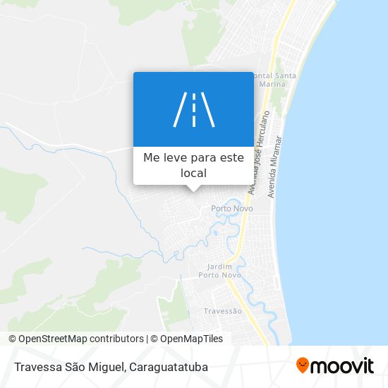 Travessa São Miguel mapa