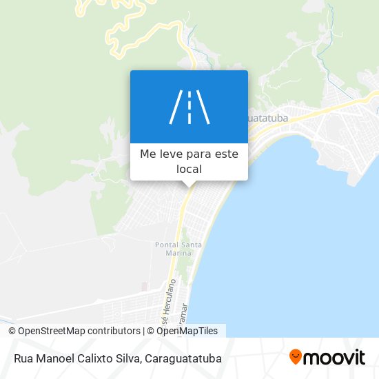 Rua Manoel Calixto Silva mapa