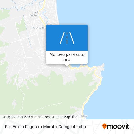 Rua Emilia Pegoraro Morato mapa