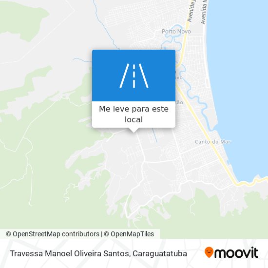 Travessa Manoel Oliveira Santos mapa