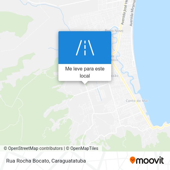 Rua Rocha Bocato mapa