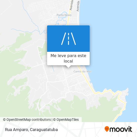 Rua Amparo mapa