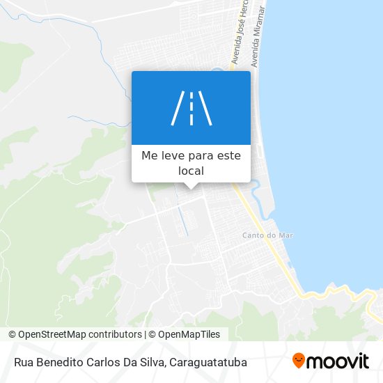 Rua Benedito Carlos Da Silva mapa