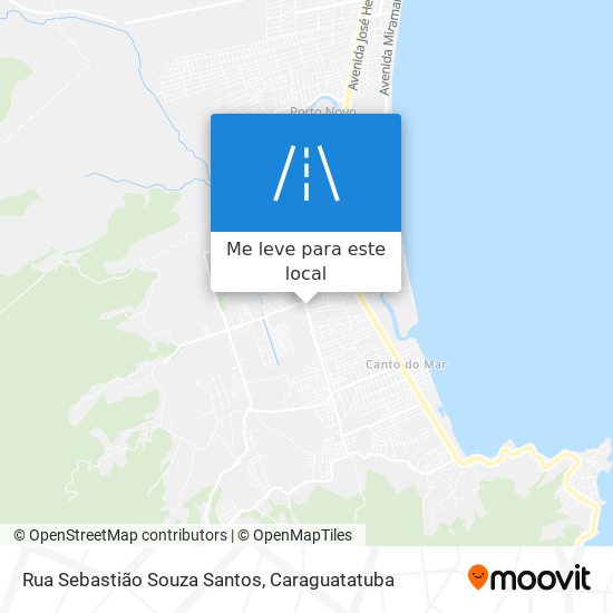 Rua Sebastião Souza Santos mapa