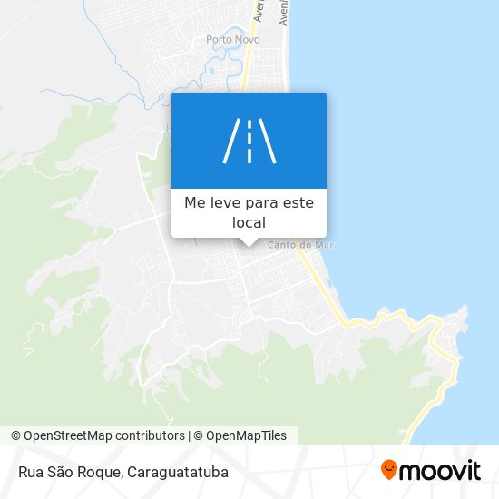 Rua São Roque mapa