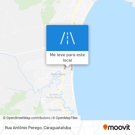 Rua Antônio Perego mapa