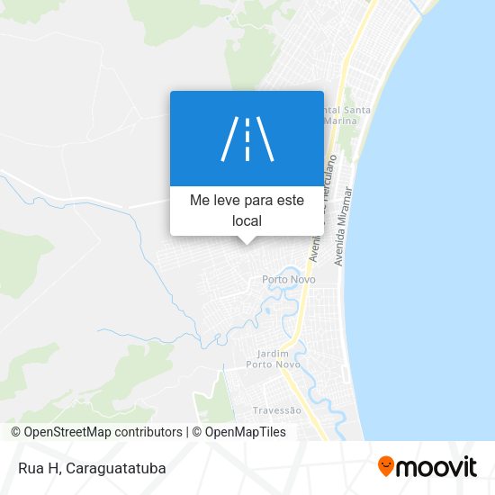 Rua H mapa