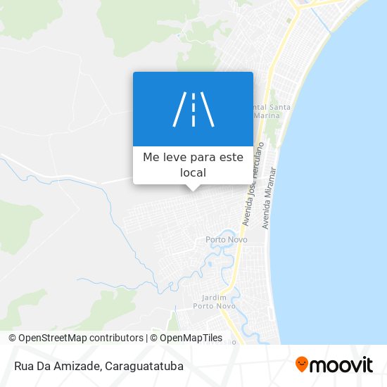 Rua Da Amizade mapa