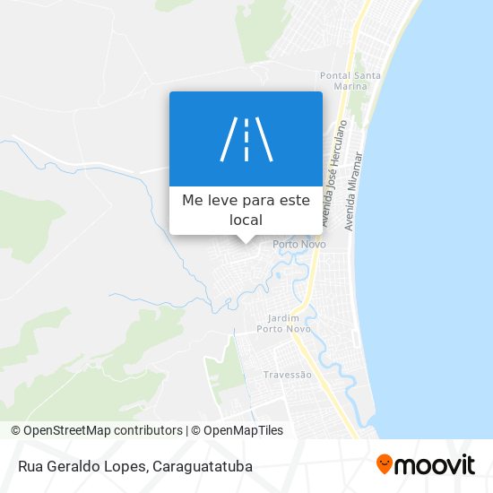 Rua Geraldo Lopes mapa