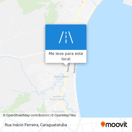 Rua Inácio Ferreira mapa