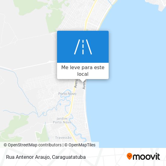 Rua Antenor Araujo mapa