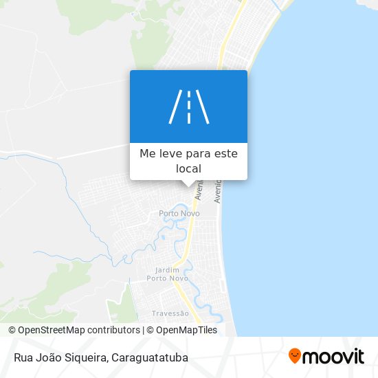 Rua João Siqueira mapa