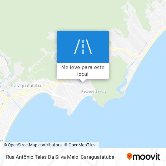 Rua Antônio Teles Da Silva Melo mapa