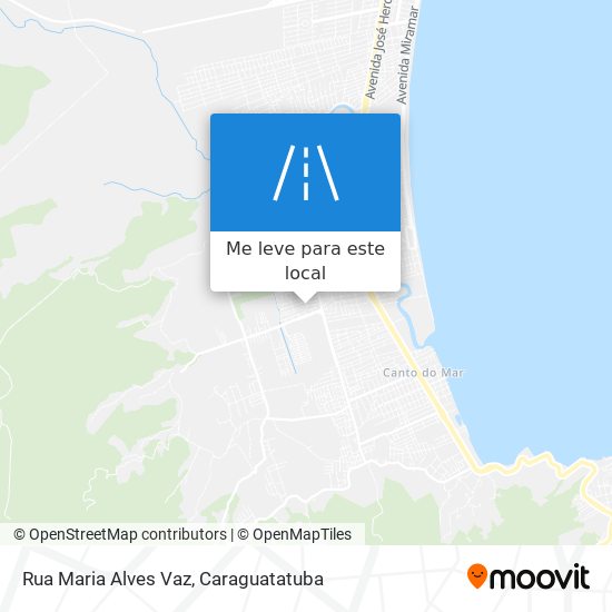 Rua Maria Alves Vaz mapa
