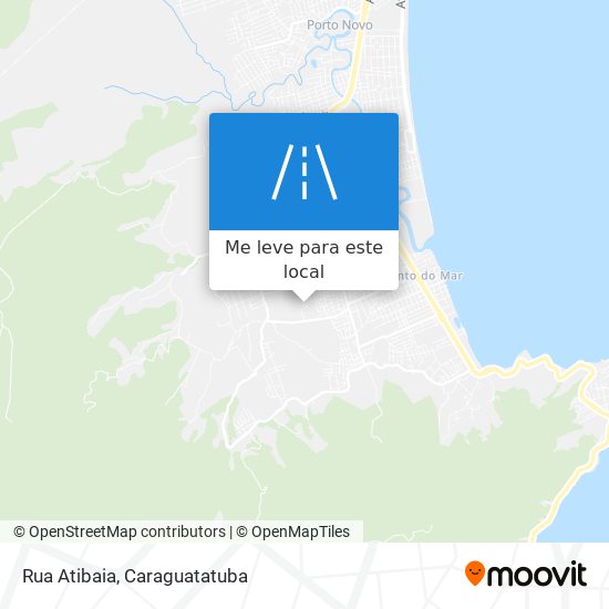 Rua Atibaia mapa