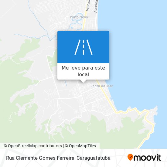 Rua Clemente Gomes Ferreira mapa