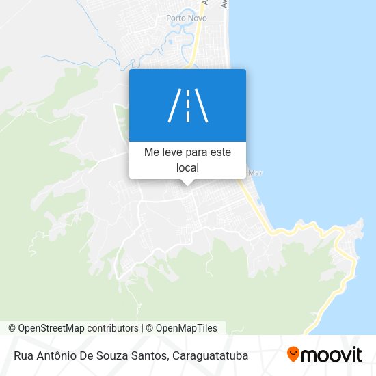 Rua Antônio De Souza Santos mapa