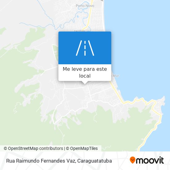 Rua Raimundo Fernandes Vaz mapa