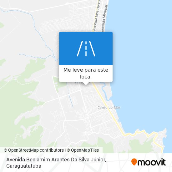 Avenida Benjamim Arantes Da Silva Júnior mapa