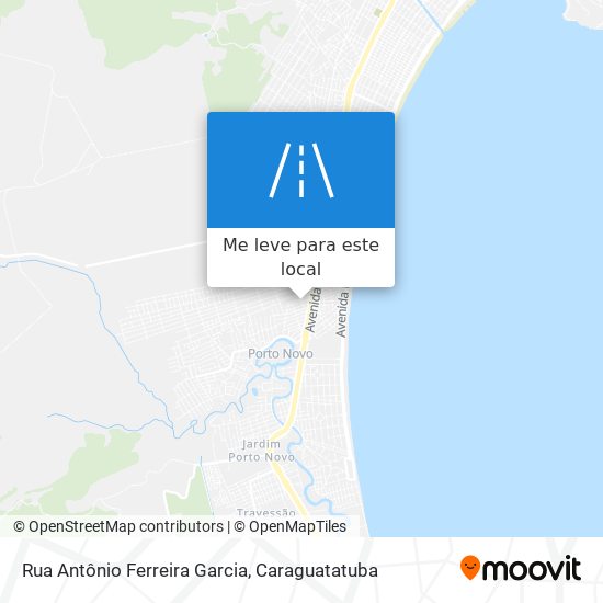 Rua Antônio Ferreira Garcia mapa
