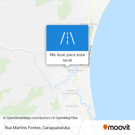 Rua Martins Fontes mapa