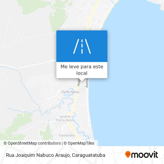 Rua Joaquim Nabuco Araujo mapa