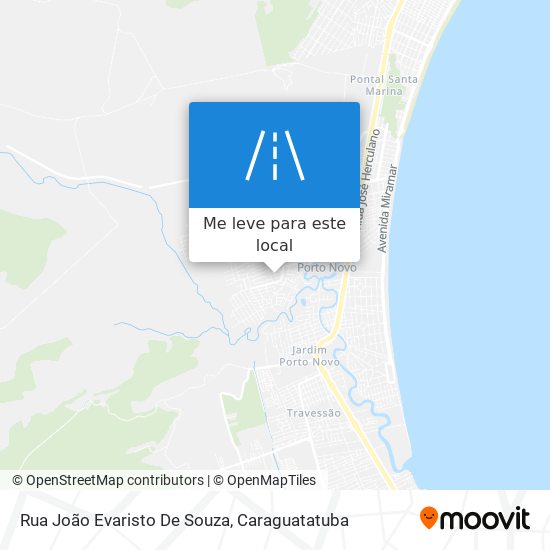Rua João Evaristo De Souza mapa