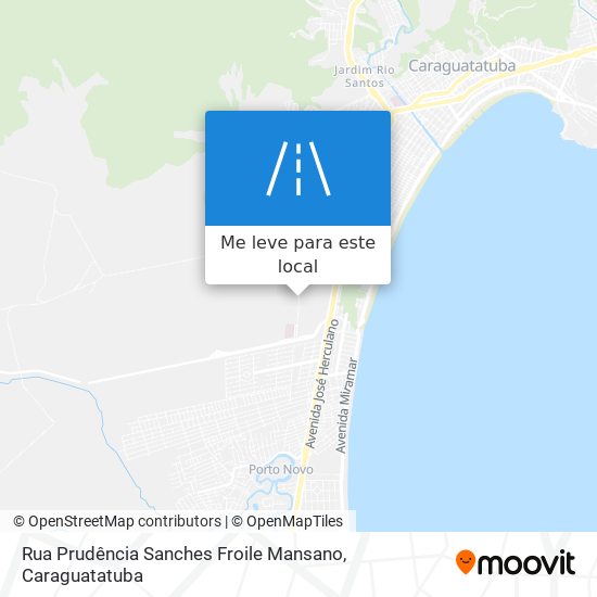 Rua Prudência Sanches Froile Mansano mapa