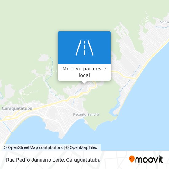 Rua Pedro Januário Leite mapa