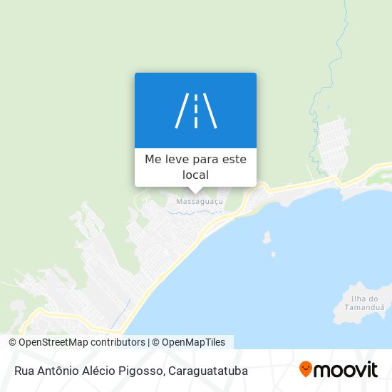 Rua Antônio Alécio Pigosso mapa
