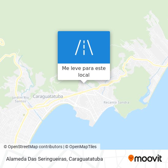 Alameda Das Seringueiras mapa