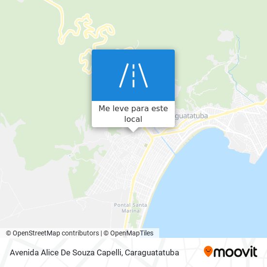 Avenida Alice De Souza Capelli mapa