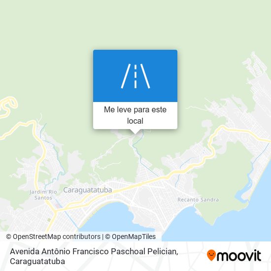 Avenida Antônio Francisco Paschoal Pelician mapa