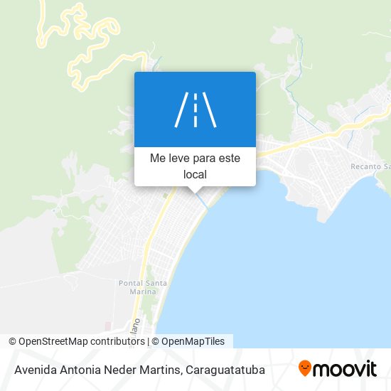 Avenida Antonia Neder Martins mapa