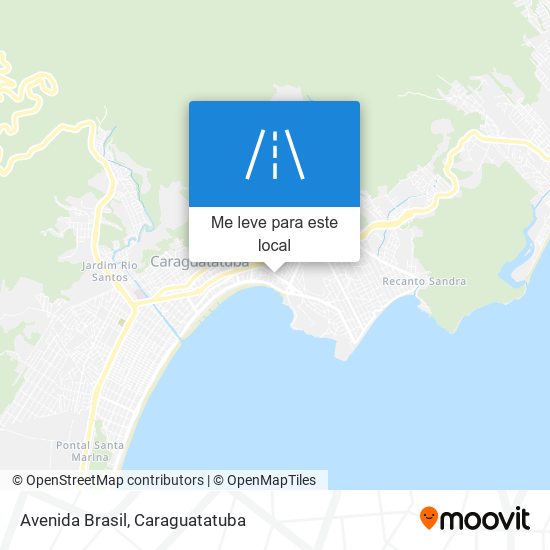 Avenida Brasil mapa