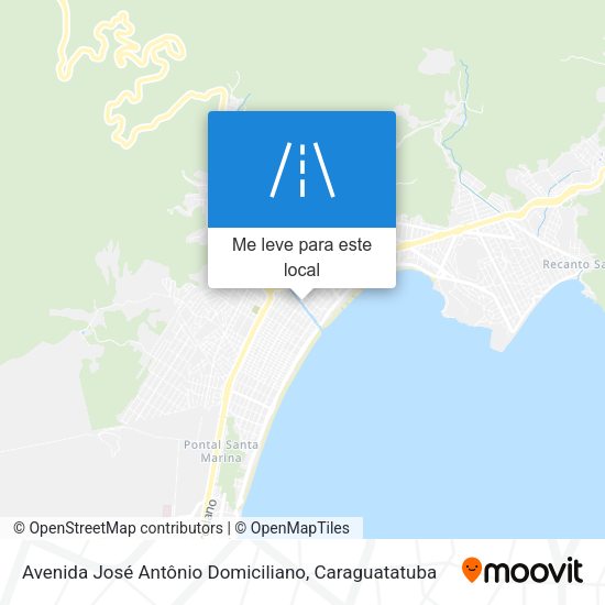 Avenida José Antônio Domiciliano mapa