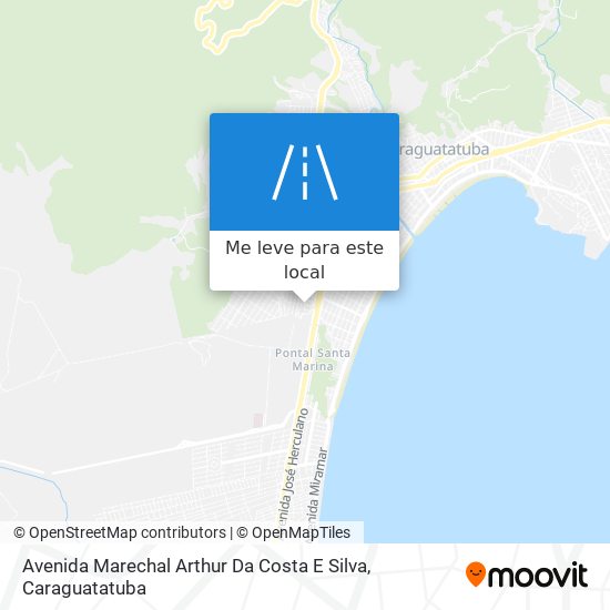 Avenida Marechal Arthur Da Costa E Silva mapa