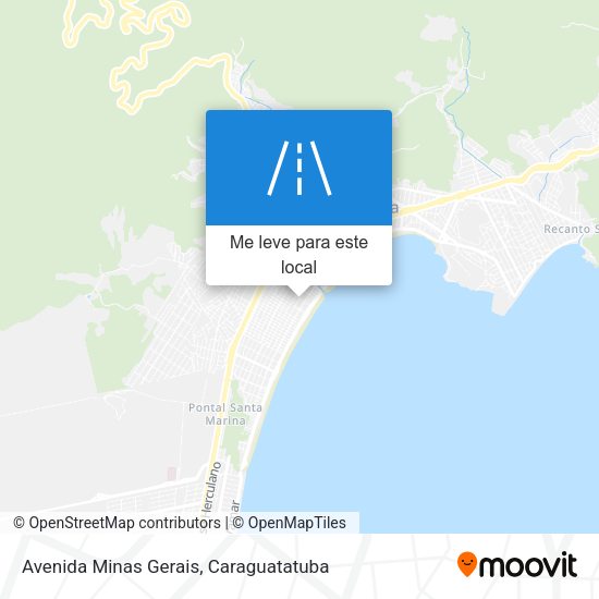 Avenida Minas Gerais mapa