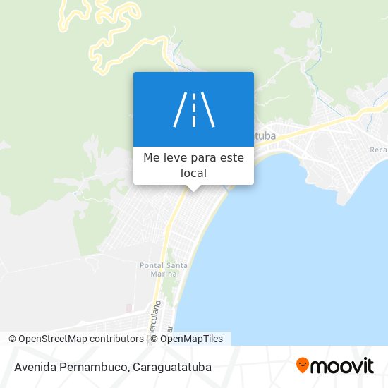 Avenida Pernambuco mapa